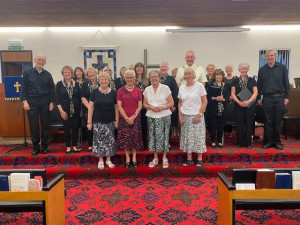 Belmont Ladies Choir in Sedgefield Methodist Church