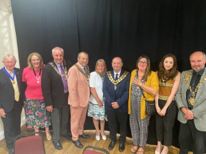 Mayors at Seaham Fashion Show