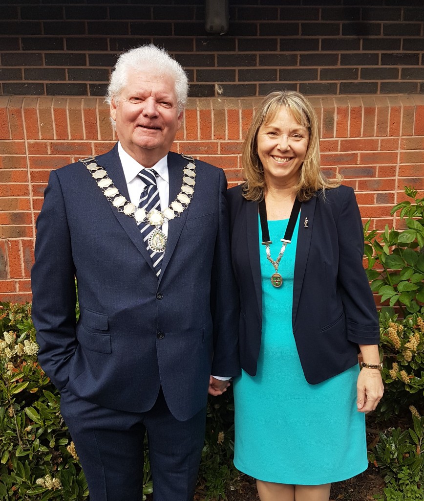 Mayor Cllr Leo McCormack and Consort Dr Sandra McCormack