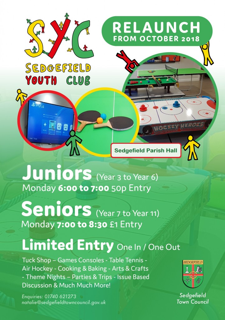 Sedgefield Youth Club leaflet v2