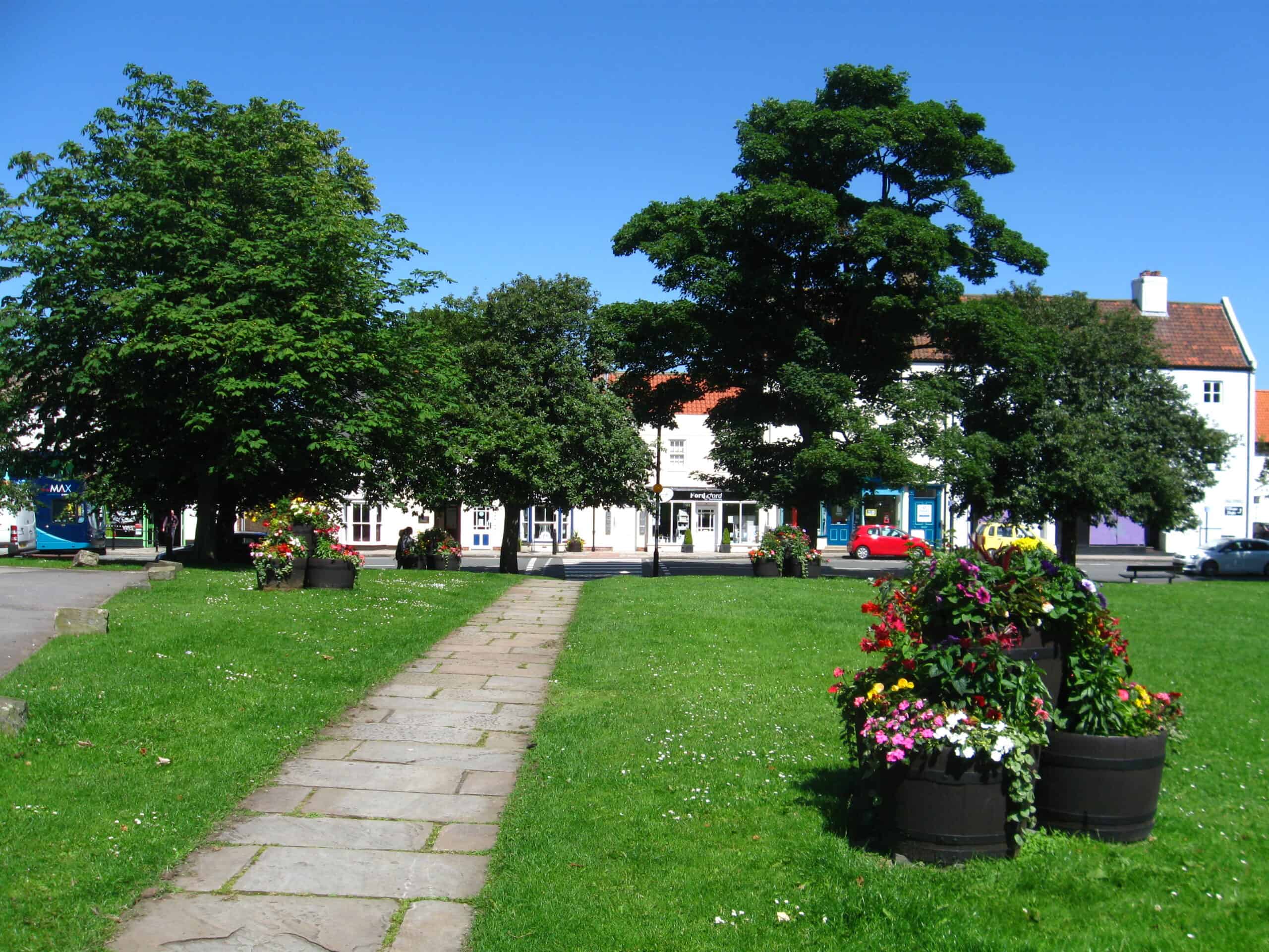 Sedgefield village greens in bloom