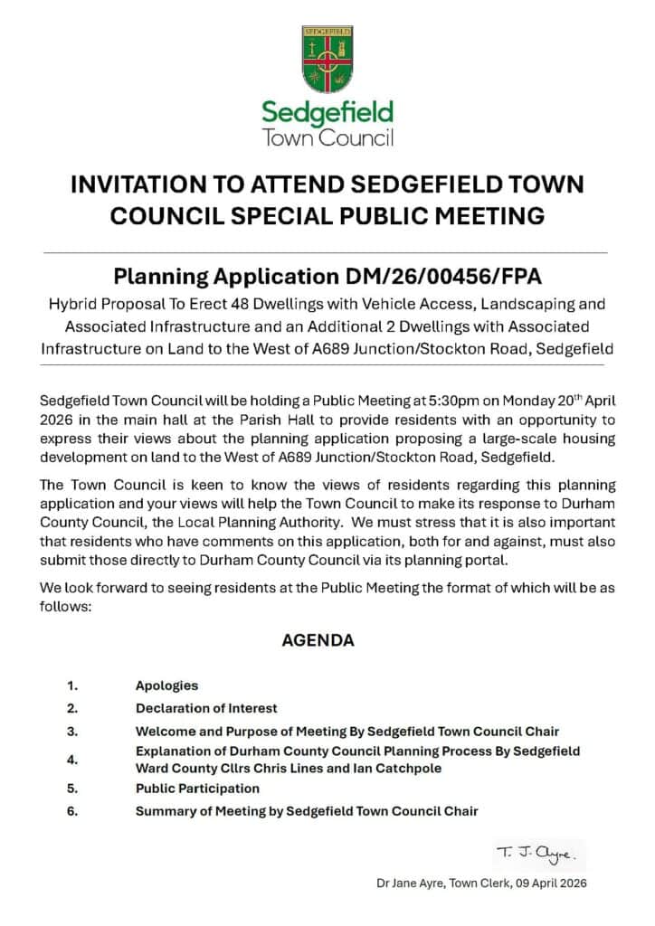 Public Statement 09 04 2026 Planning Application DM2600456FPA Public Statement 09 04 2026 Planning Application DM2600456FPA